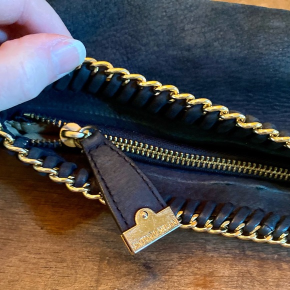 💥ANTONIO MELANI SUEDE LEATHER Fold-over Crossbody Bag💥 - Picture 6 of 16